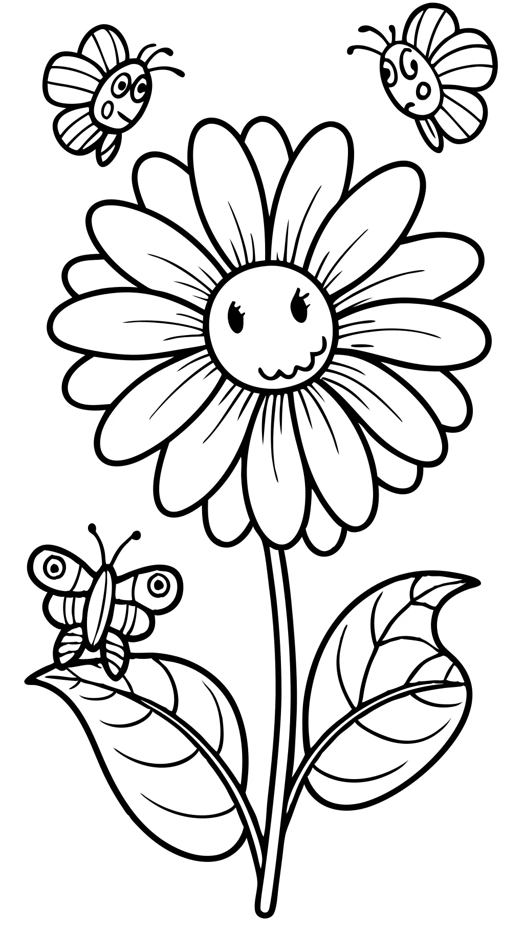 daisy coloring pages